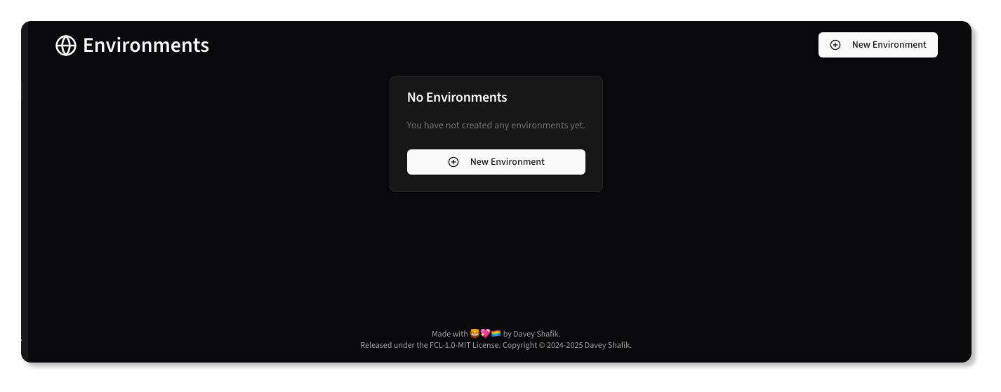 Environments Overview