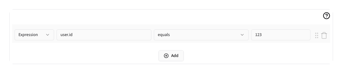 Policy Expression Condition