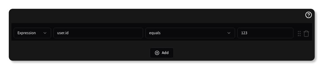 Policy Expression Condition