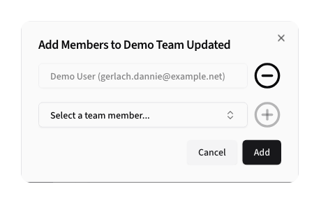 Add Member Confirmed